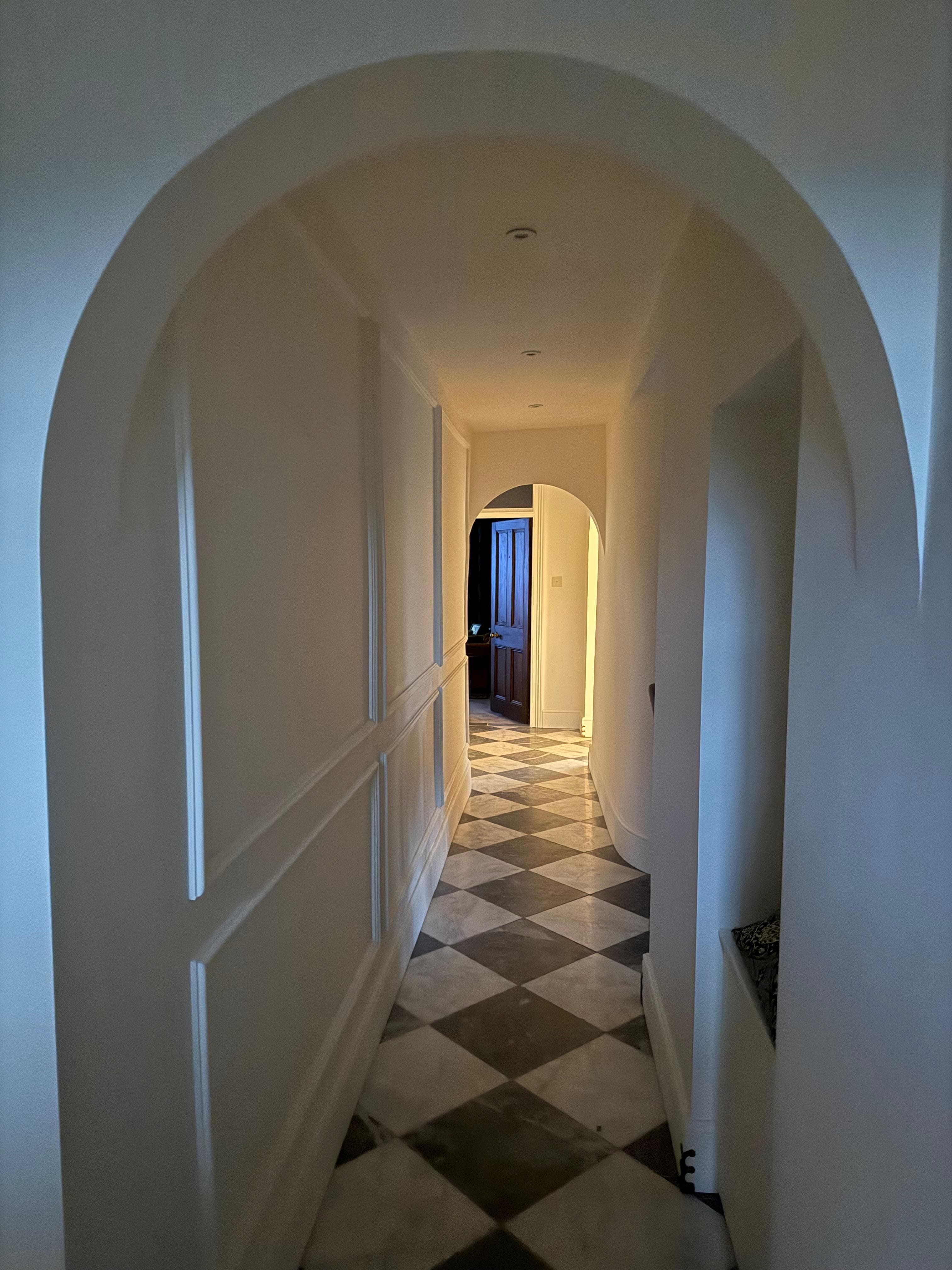 Arched Hallway
